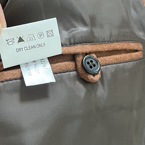 Peter Millar Mens Westport Wool Cashmere Bomber Jacket Size XXL Brown Luxury NWT - Picture 10 of 14